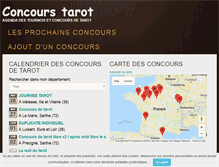 Tablet Screenshot of concours-tarot.com
